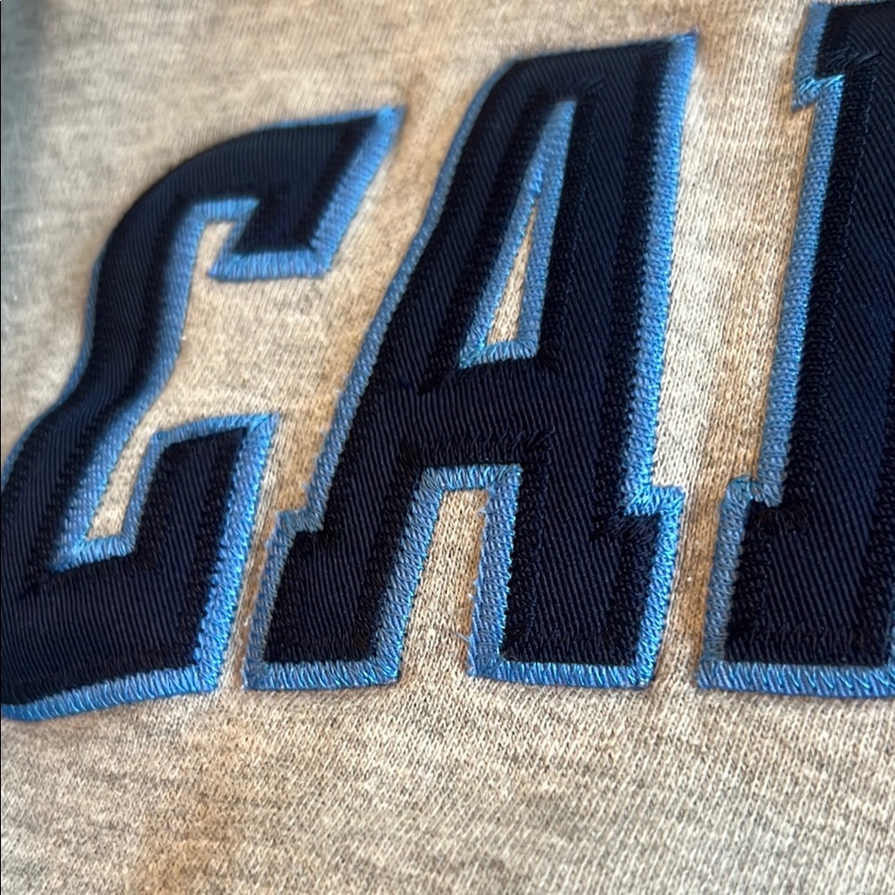 Carolina Champs Gray and Blue Crewneck Sweater with Collegiate Style - Picture 3 of 6
